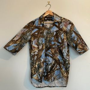 Woodland Camo Button Up Shirt